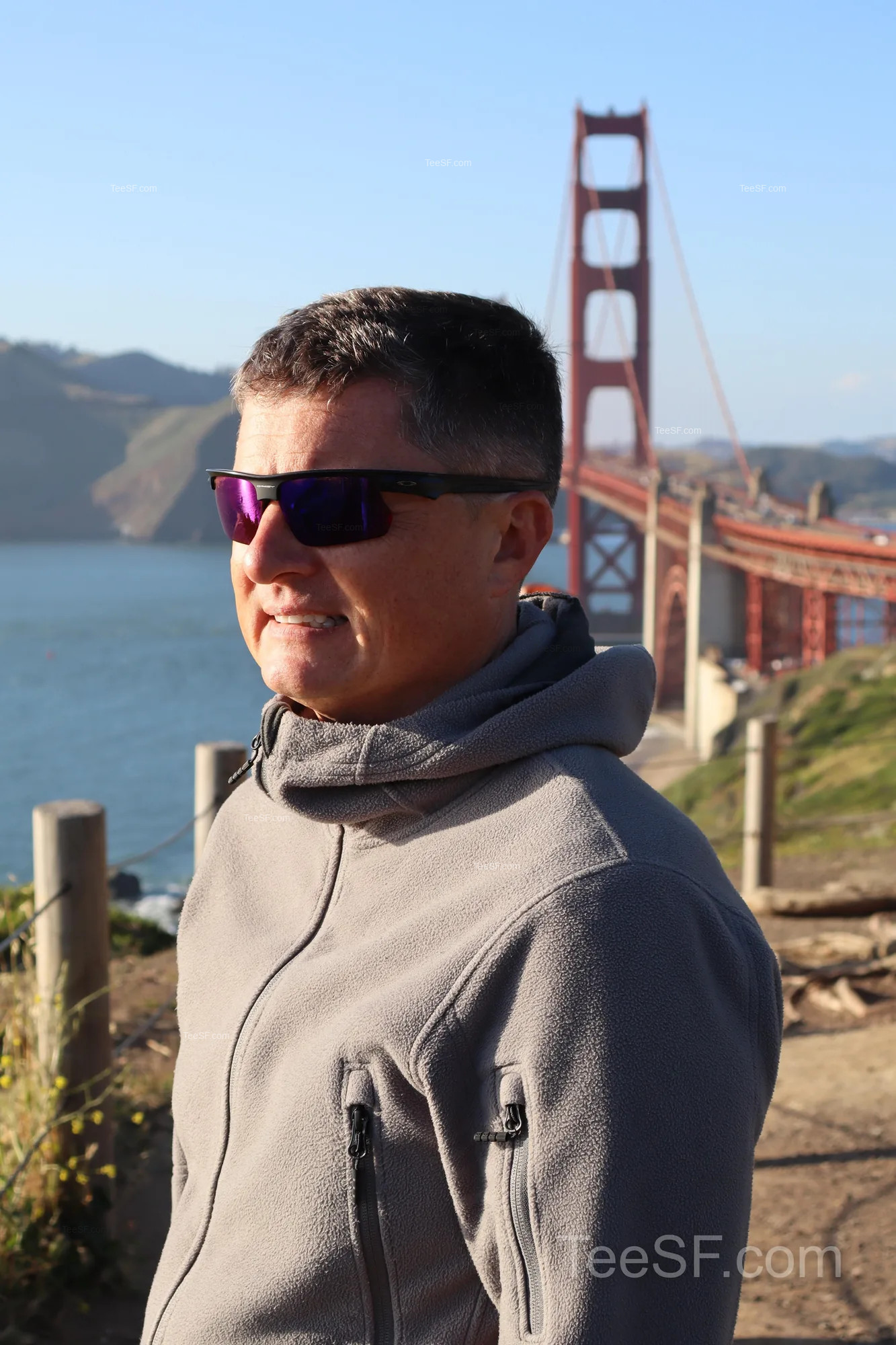 golden Gate Bridge Overlook Portrait during a Stripe Sessions 2026 visit in San Francisco.